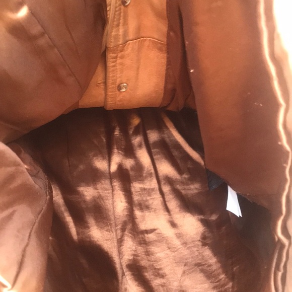 Georgetown Leather Design sz L Safari Style Coat - Picture 7 of 11